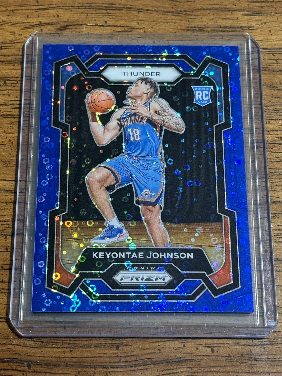 2023-24 Panini Prizm Keyontae Johnson Blue Fast Break Prizm /150 Rookie #176 RC