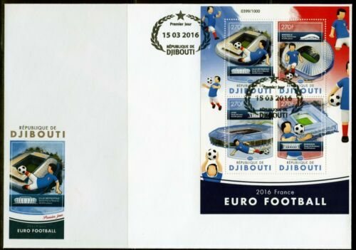 Djibouti 1578-1581 Feuille Miniature (complète Edition) Neuf