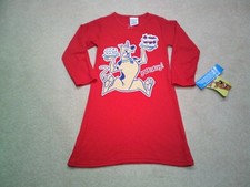 NWT Vintage Scooby Doo Night Shirt Girts 6 Red Thermal A1