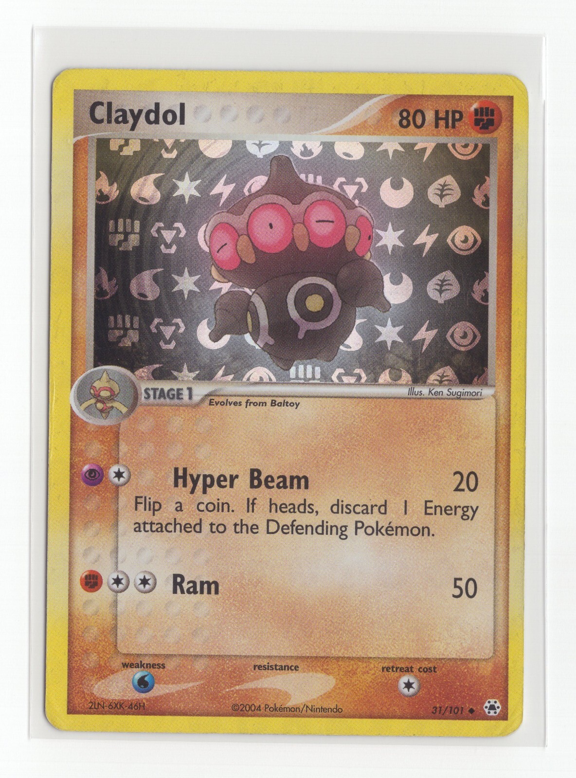 Pokemon  TCG Claydol 31/101 Uncommon Reverse Holo EX Hidden Legends Nm