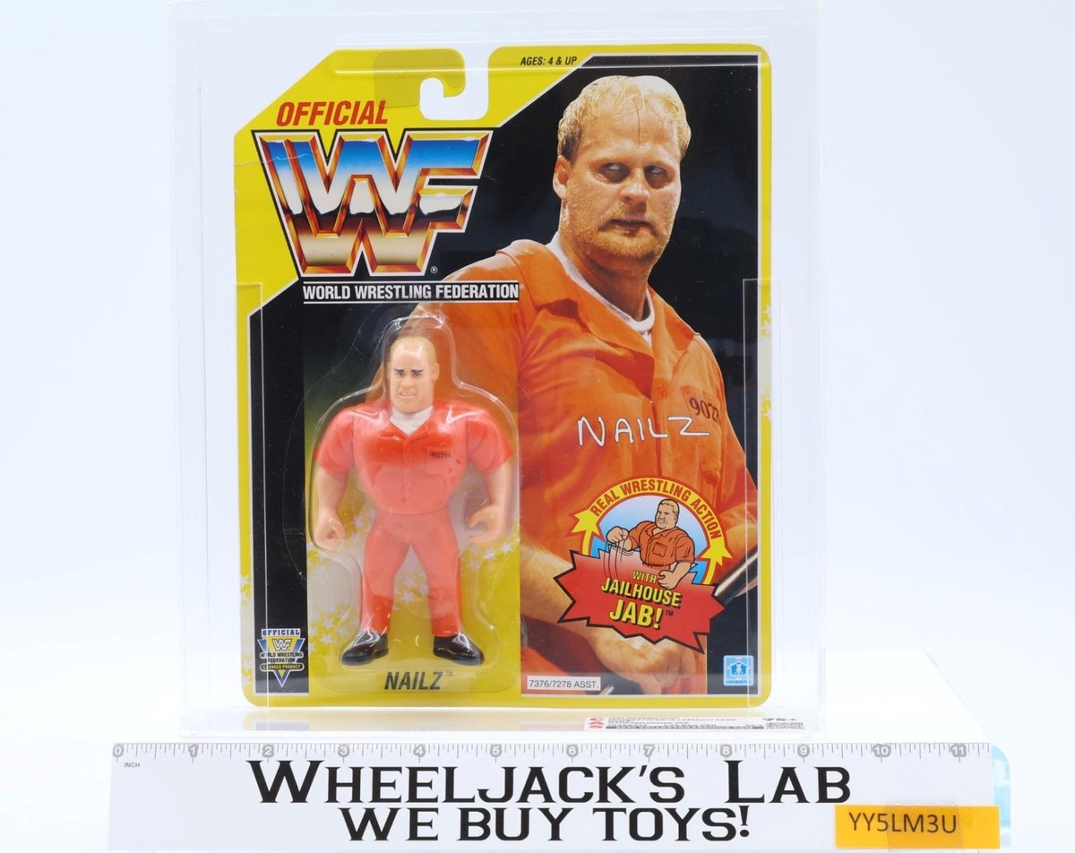 Nailz CAS GRADED 75+ 75/90/90 WWF Series 7 15-Back 1993 Hasbro