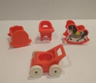 Vintage Fisher Price Little People Baby Nursery Toy Lot Toy 1972