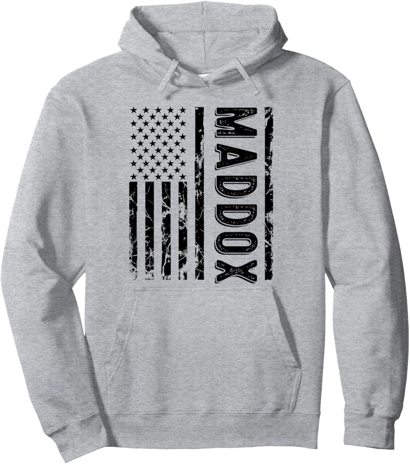 Maddox Last Name Funny Surname Team Maddox Family Reunion Pullover Hoodie