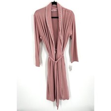 NWT NATORI Women's Dusty Rose Pink Super Soft Wrap Midi Robe Size Small