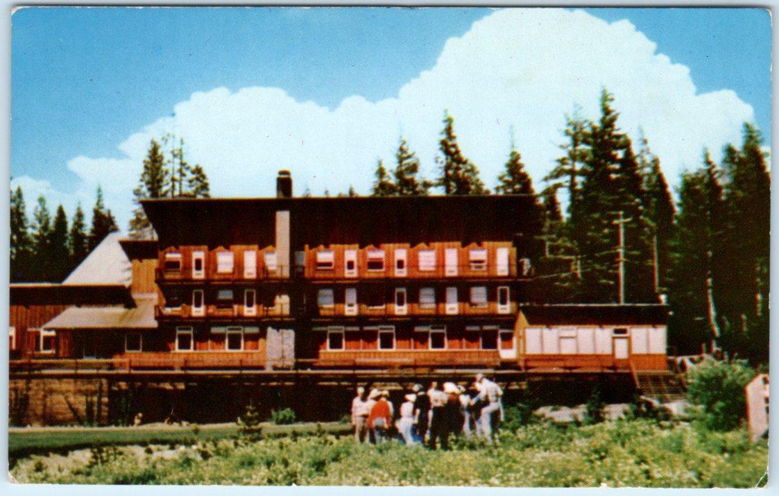 DONNER PASS, California CA SUGAR BOWL LODGE Audubon Camp ca 1960s Postcard eBay