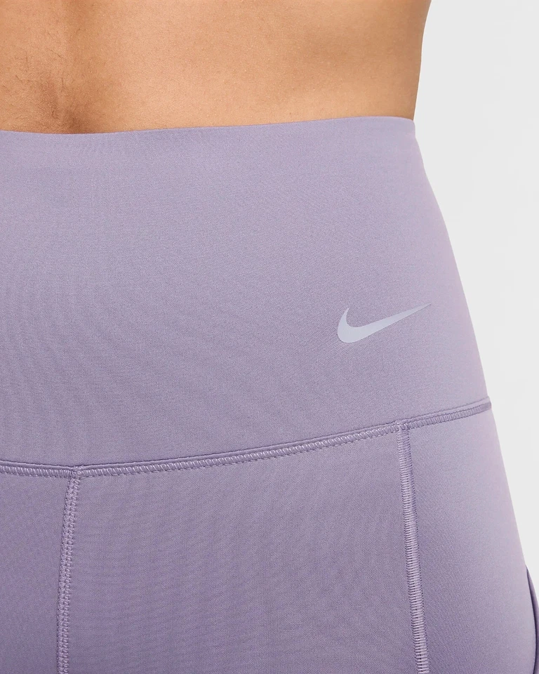 NIKE GO MUJER ENTRENAMIENTO FIRME SOPORTE CINTURA ALTA 7/8 LEGGING LAVANDA #DQ5636-NUEVO CON ETIQUETAS Foto 4 de 4