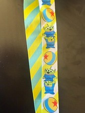 Disney Parks Toy Story Alien Pixar Ball Starter Pin Set Lanyard Pre-Owned