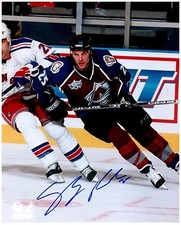 Colorado Avalanche SHJON PODEIN Signed Autographed 8x10 Pic H