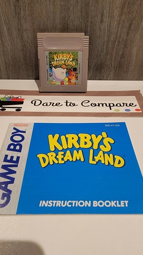 Kirby's Dream Land (Nintendo Game Boy, 1992) cartouche et manuel - Photo 1 sur 5