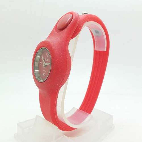 Damen Armbanduhr Frauen Uhr Analog Sport Silikon Armband Rot Frauen Uhr 300147 - Picture 2 of 5