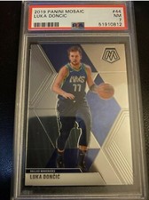 2019 Panini Mosaic #44 Luka Doncic Dallas Mavericks PSA 7 Graded
