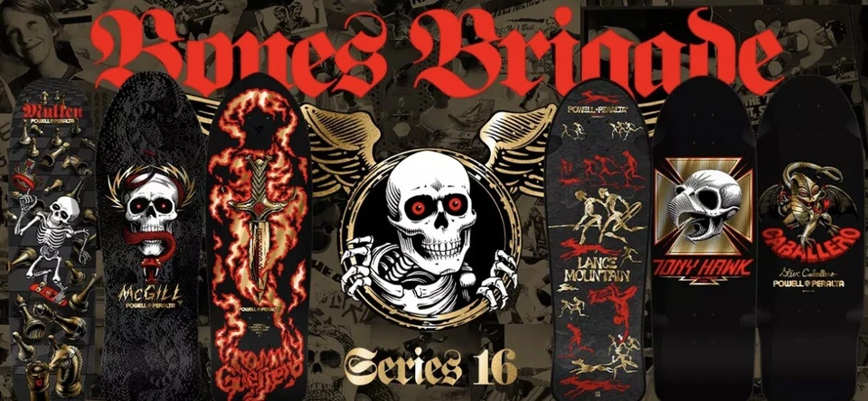 Powell Peralta Tony Hawk Bones Brigade 2025 tabla de skate serie 16 Foto 3 de 3