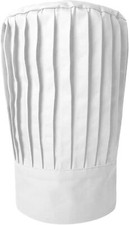 Sunrise Kitchen Supply Tall Chef Hat in White