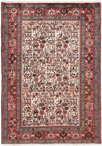 Hamedan Handgeknüpfter Perserteppich 143x100 cm-Nomadic,Orient,Beige,Carpet,rug - Bild 1 von 10