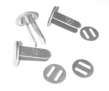 GERMAN ARMY WWII WW2 HELMET M40 M42 RIVETS AND WASHERS SPLIT PINS - DATED