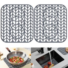 Sink Protectors for Kitchen Sink 12x11 13x11,Silicone Kitchen Sink mats Pro...