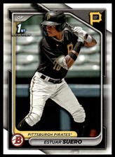 2024 Bowman #BP-63 Estuar Suero Prospects Pittsburgh Pirates Baseball
