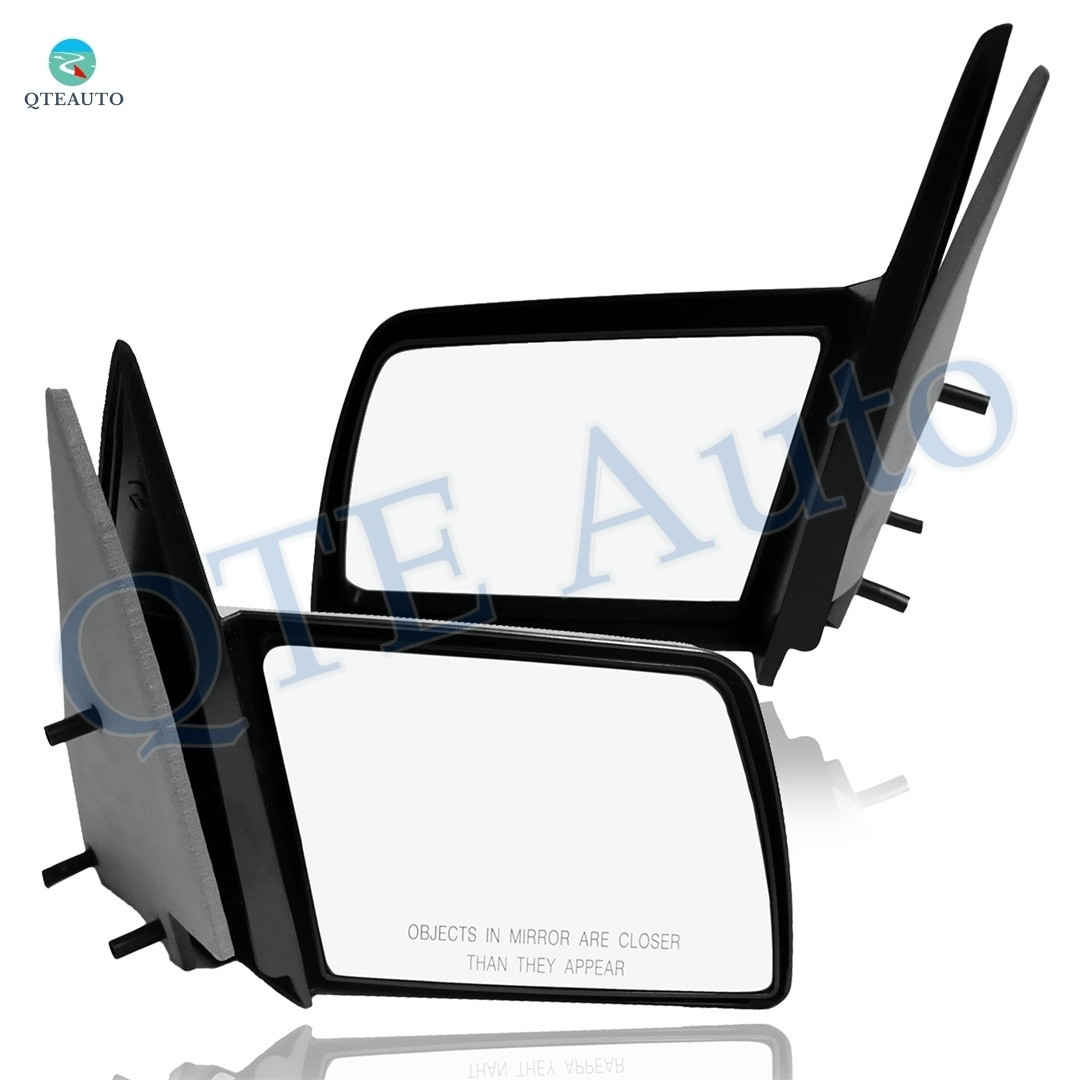 2PC Left-Right Side Manual Non-Folding View Mirror For 1988-1999 Chevrolet C1500