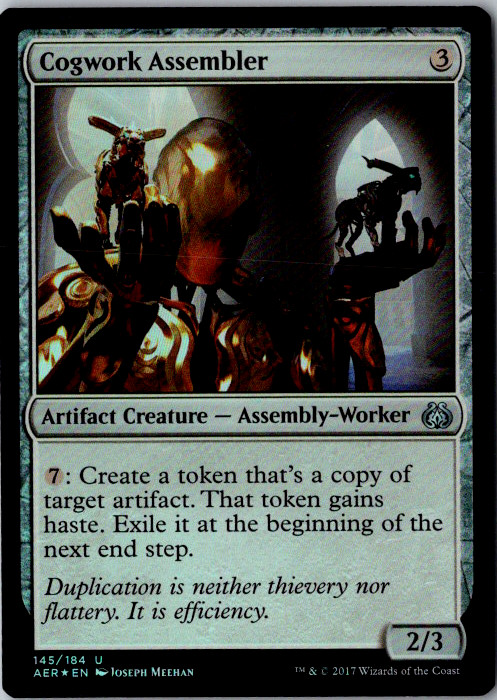 Cogwork Assembler Aether Revolt 145 FOIL Near Mint