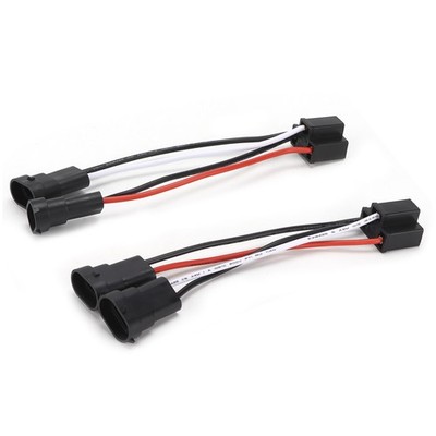 2x H4 9003 To H11 Conversion Wire Harness Adapter For Car Headlight Fog Ligh SET