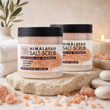 Dead Sea Collection Himalayan Salt Scrub, 660g (Pack of 2)