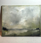 Oil Painting by Much Exhibited Artist Kathleen L'Hommedieu 'Misty Lake'  14 x 11 — photo 7