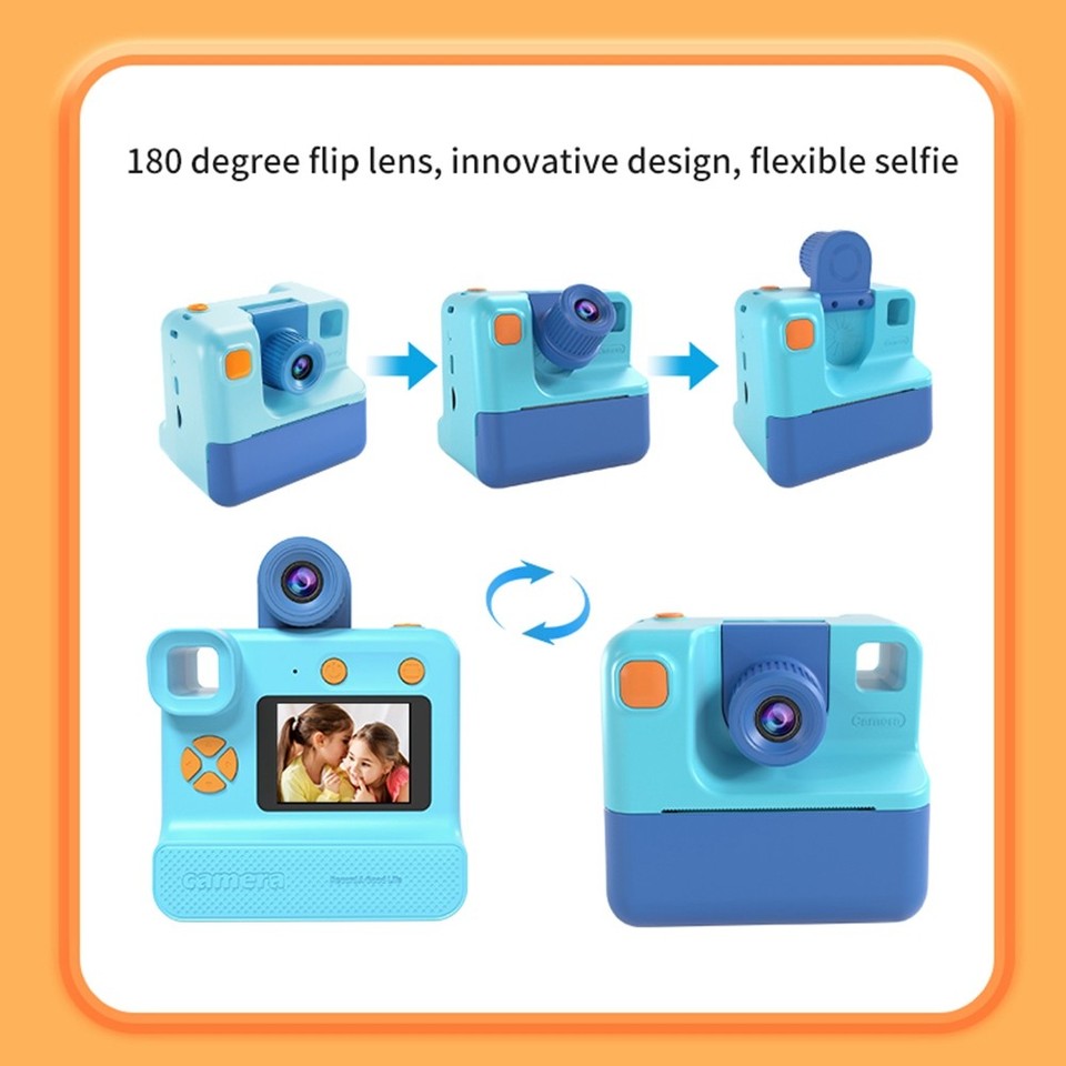 Kids Camera Print Camera 1080P Digital Camera Photo Child Toy Camera ...