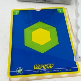 Vectrex Rip Off Game CIB Complete Box Overlay Manual GCE 1982 Vintage Arcade
