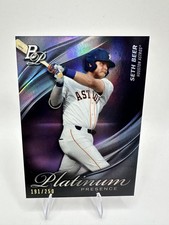 2019 Bowman Platinum - Wal-Mart Platinum Presence Seth Beer #PP-5 Purple Foil...