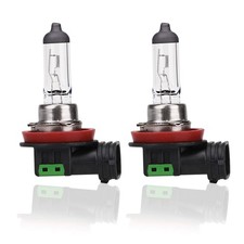 2x H11 Halogen 55w 12v Low-beam Car Headlight Fogdriving Drl Bulbs Clear Glass