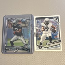 Panini Optic Amari Cooper Davante Adams Raiders Card Lot (2 Cards)