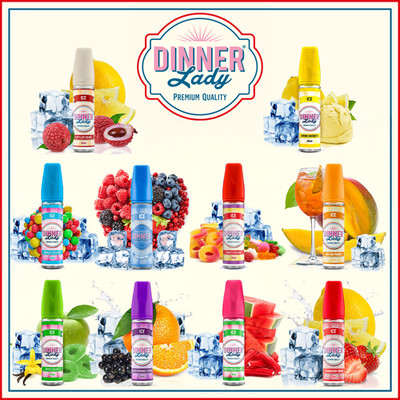 Dinner Lady Ice Longfill Aroma 20 ml - Aromakonzentrat für 60 ml Liquid 