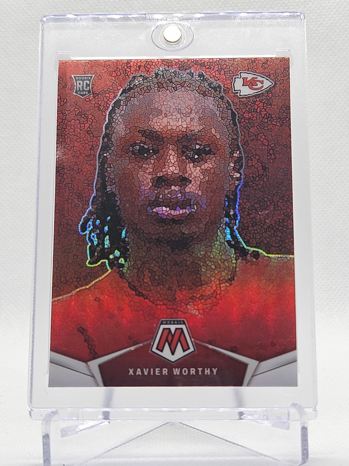 2024 Panini Mosaic - Micro Mosaic Xavier Worthy #MM-XWY (RC)