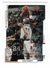 2000-01 Upper Deck MVP Kevin Garnett Minnesota Timberwolves Basketball #97 HOF