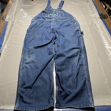 Key Denim Overalls Mens 42x30 29 Bib Carpenter Workwear Utility Pockets