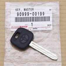 90999-00199 GENUINE OEM NON-CHIP UNCUT BLANK MASTER KEY - CAMRY COROLLA TACOMA