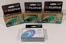 Fujifilm Lot of 6  Cleaner VHS-C Tapes Pro Camcorder 30 min Video Cassettes