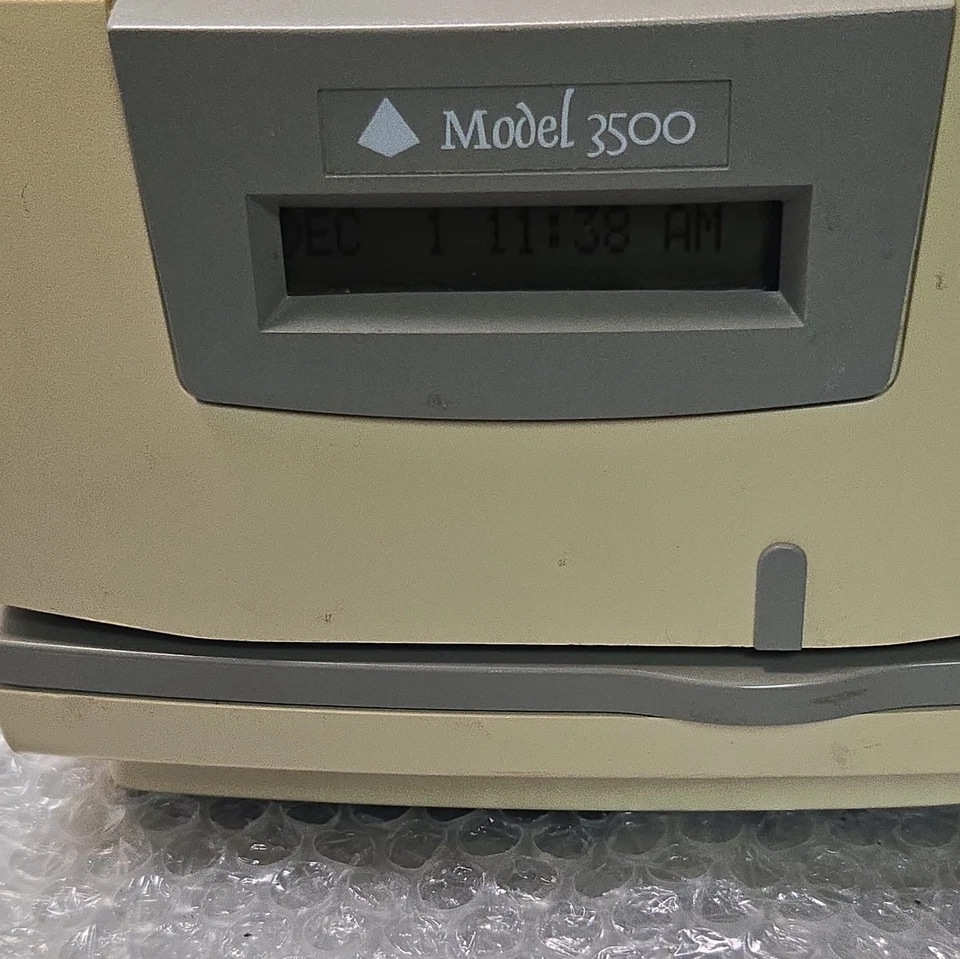 Relógio de tempo modelo Pyramid 3500 com chave. Sem fita. Frete grátis - Imagem 4 de 4