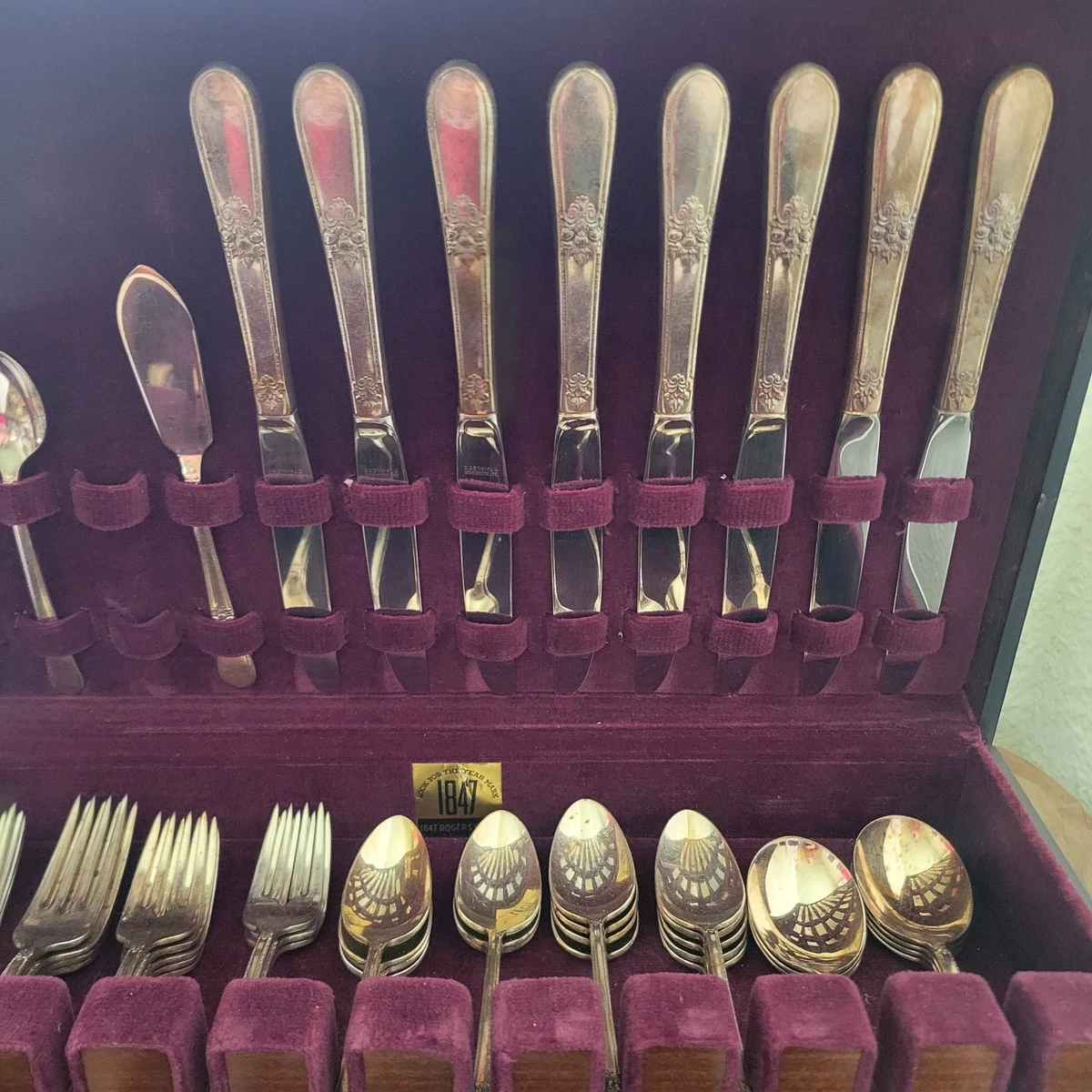 1847 Rogers Bros Rose Silver Antiques for sale | eBay