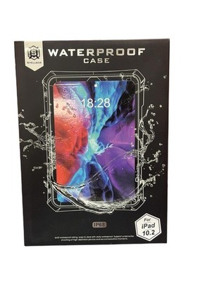 ShellBox wasserdichte Hülle für iPad 10.2 schwarz mit integriertem Displayschutz