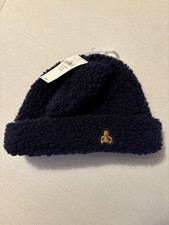 NWT Baby Gap Infant Boy Navy Sherpa Hat 6-12 M CUTE 