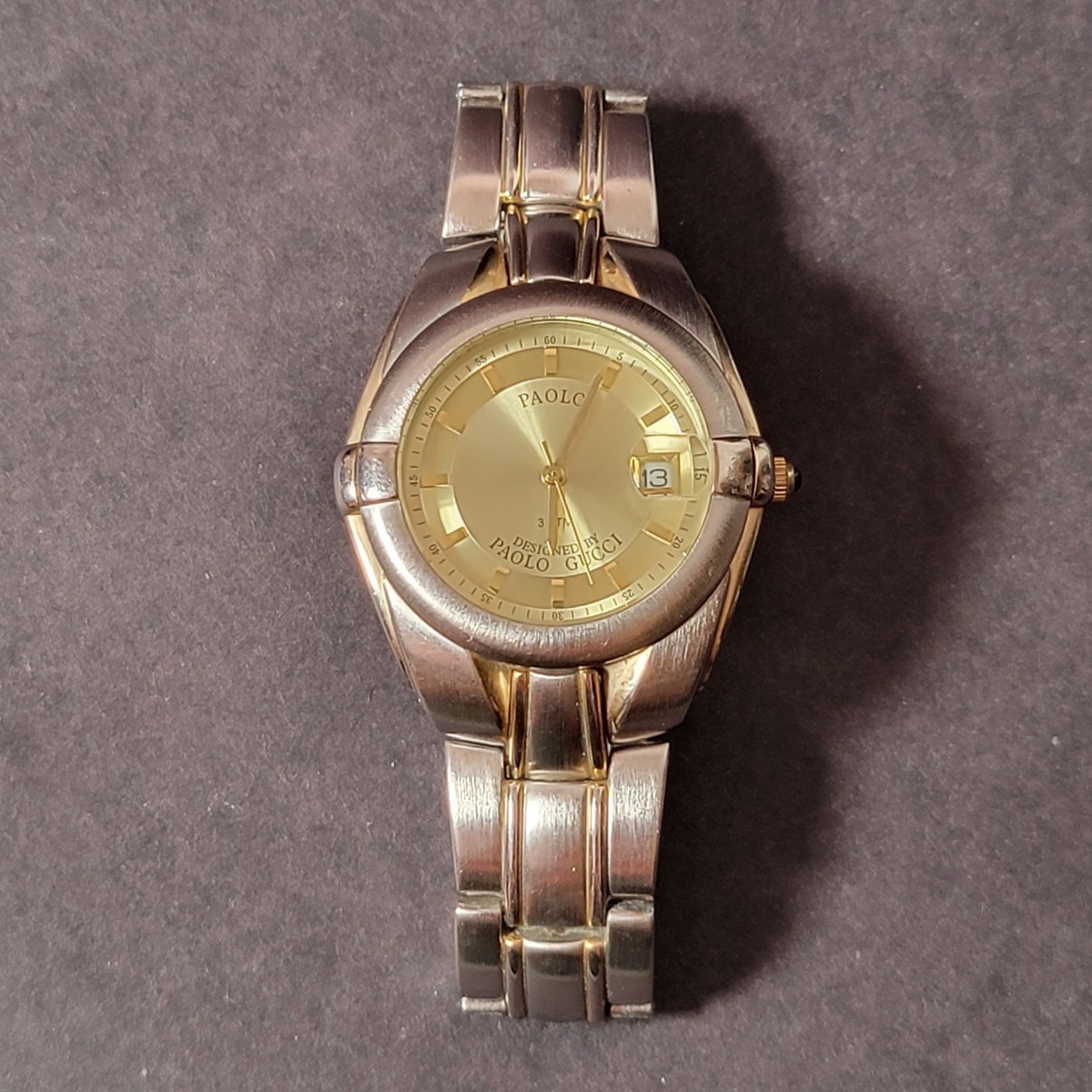 Paolo Gucci PG501TC Man Analog Wrist Watch Working Replaced