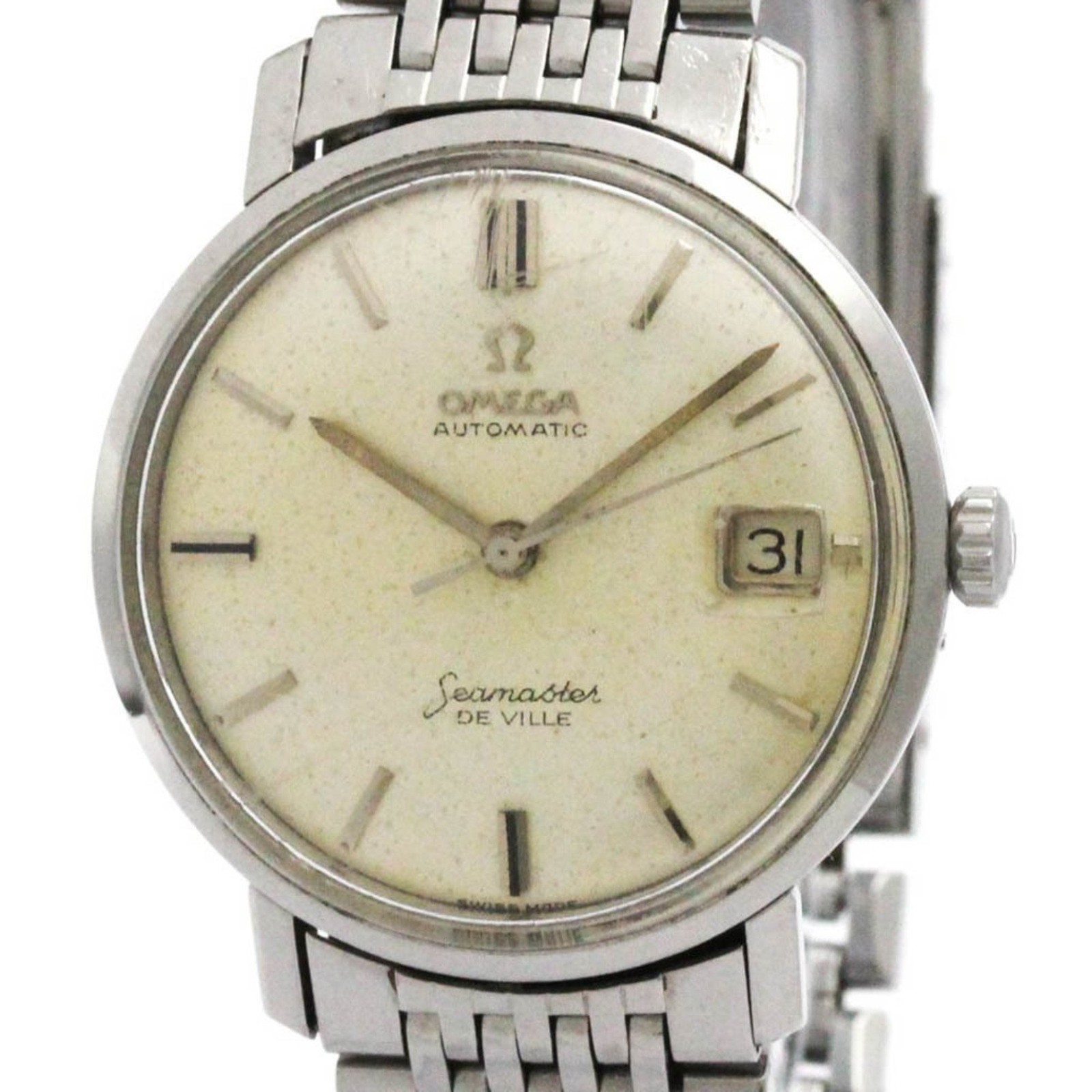 OMEGA Seamaster Date Cal.562 Steel Automatic Mens Watch 166.020 Vintage BF584534