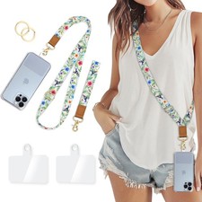 Phone Lanyard Crossbody Wrist Strap, Bird Cell Phone Lanyards for Around the ...