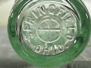 RARA BOTTIGLIA "CROSSHAIRS" 1915 SPRINGFIELD OHIO COCA COLA 1 01
