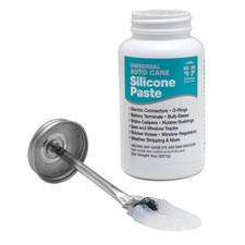 Tribology Tech-Lube Silicone Paste with Brush, Clear, 8 oz - Universal Automo...
