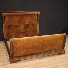 Doppelbett italienisch Möbel aus Holz antik Stil Schlafzimmer 20 Jahrhundert