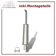 Universal Traktor Schalldämpfer 45mm Ø Rohrdurchmesser Auspuff Schlepper Agrar