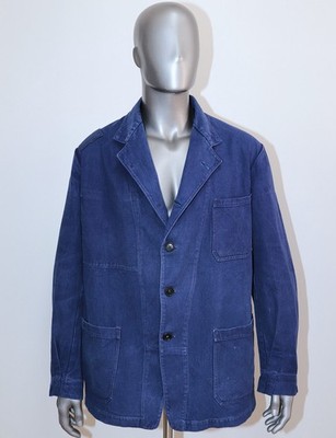 ジャケット・アウター 1940-50s French Indigo Metis Work Jacket s-l400.jpg