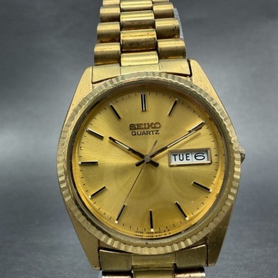【電池交換済み】SEIKO デイデイト ゴールド クォーツ 7N43-8110 s-l400.jpg